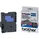 Brother TX-335 - (12 mm) - Noir sur blanc - Ruban
