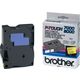 Brother TX-641 - (18 mm) - Noir sur jaune - Ruban