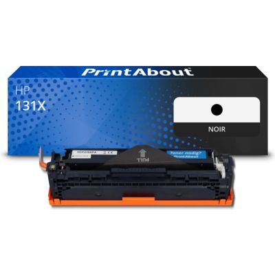 Toner compatible HP 131X (CF210X) - Noir - Grande capacité