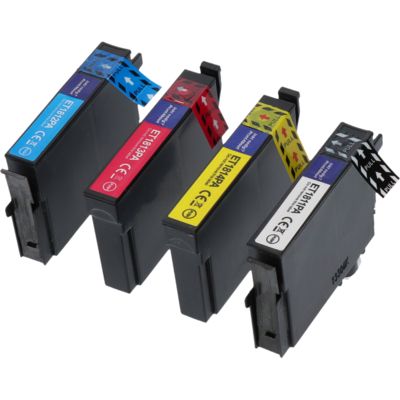Cartouche compatible Epson 18XL (T1816) - 4 couleurs - Grande capacité - Multipack