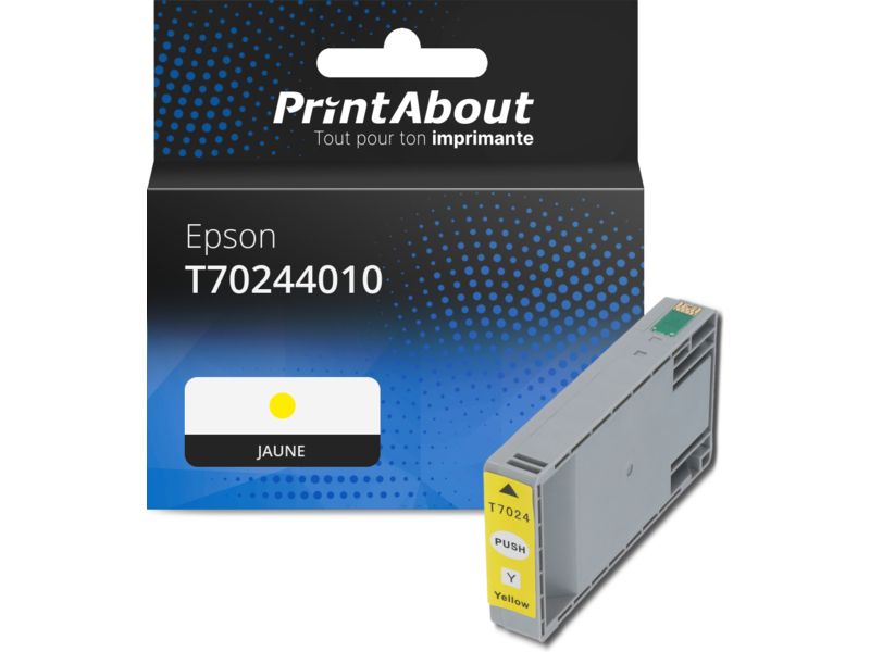Cartouche compatible Epson T70244010 - Jaune