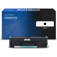 Toner compatible Lexmark E360H11E - Noir - Grande capacité