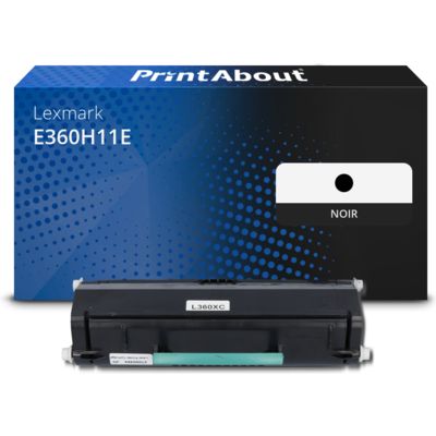 Toner compatible Lexmark E360H11E - Noir - Grande capacité