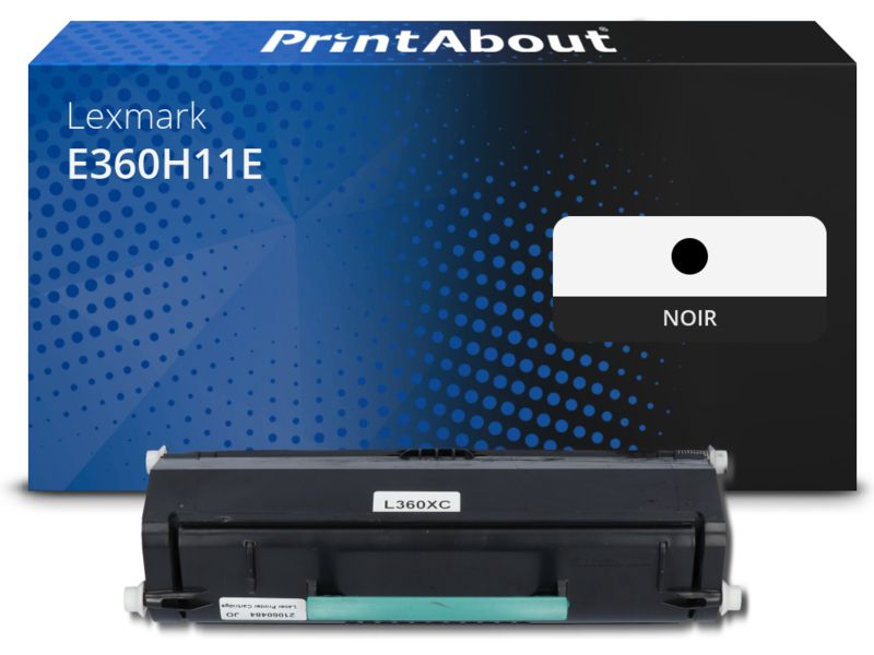 Toner compatible Lexmark E360H11E - Noir - Grande capacité
