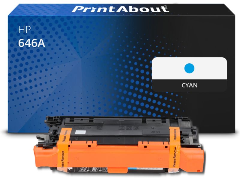 Toner compatible HP 646A (CF031A) - Cyan