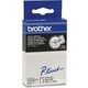 Brother TC-101 - (12 mm) - Noir sur transparent - Ruban