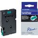 Brother TC-701 - (12 mm) - Noir sur vert - Ruban