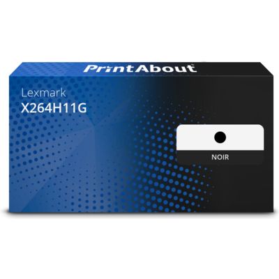 Toner compatible Lexmark X264H11G - Noir - Grande capacité