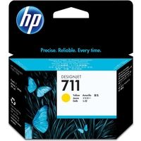 HP 711 (CZ132A) - Jaune - Cartouche d'encre