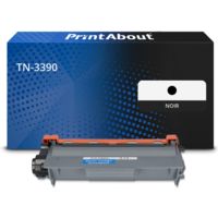 Toner compatible Brother TN-3390 - Noir - Très grande capacité