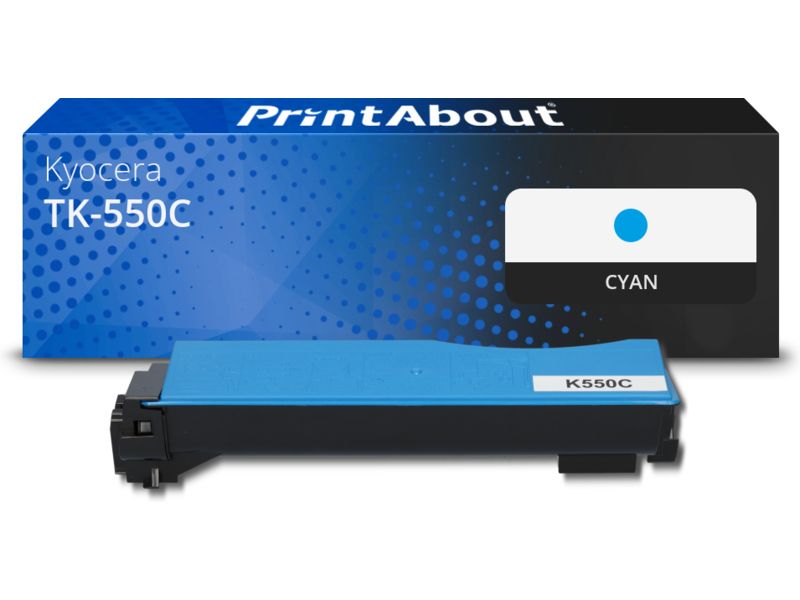 Toner compatible Kyocera TK-550C - Cyan