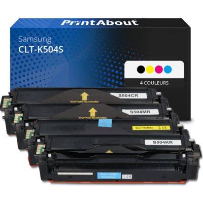Toner compatible Samsung CLT-K504S (SU158A) - 4 couleurs - Multipack