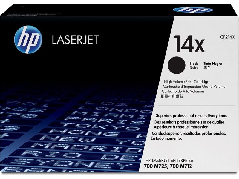 HP 14X (CF214X) Toner Zwart Hoge capaciteit