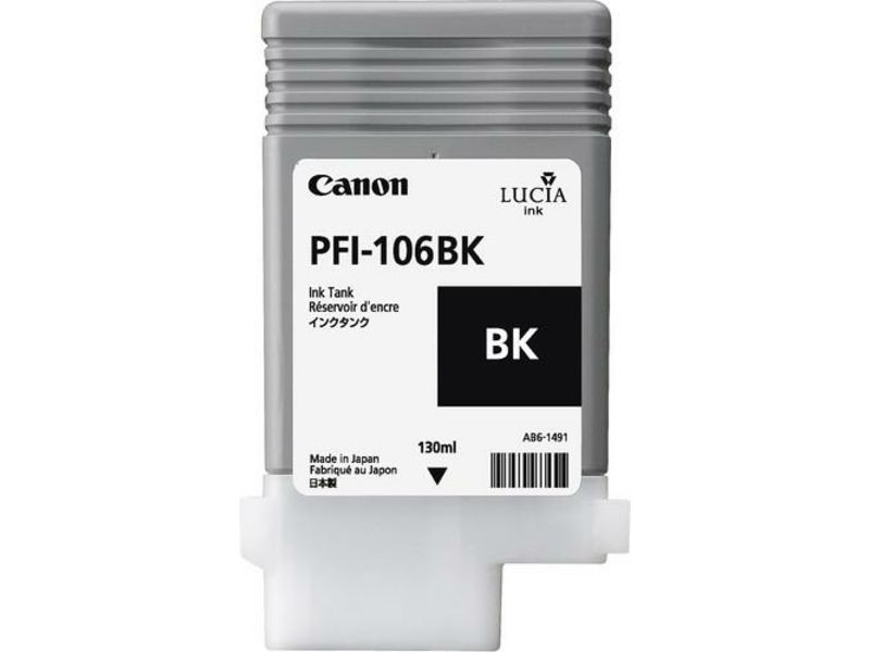 Canon PFI-106BK Inktcartridge Zwart