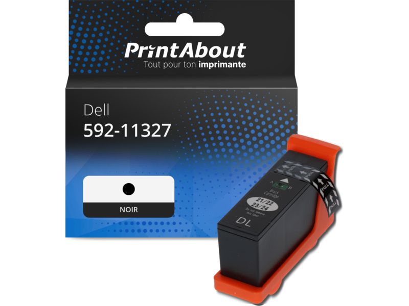 Cartouche compatible Dell 592-11327 (X737N) - Noir