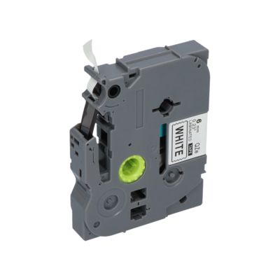 Ruban compatible Brother TZe-211 - (6 mm) - Noir sur blanc