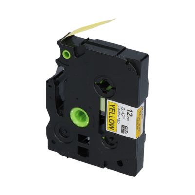 Ruban compatible Brother TZe-631 - (12 mm) - Noir sur jaune