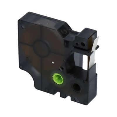 Ruban compatible Dymo 40918 (S0720730) - (9 mm) - Noir sur jaune