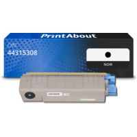 Toner compatible OKI 44315308 - Noir