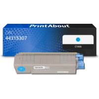 Toner compatible OKI 44315307 - Cyan