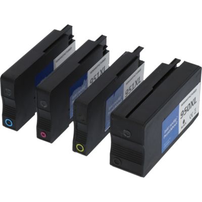 Cartouche compatible HP 950/951XL (C2P43AE) - 4 couleurs - Grande capacité - Multipack