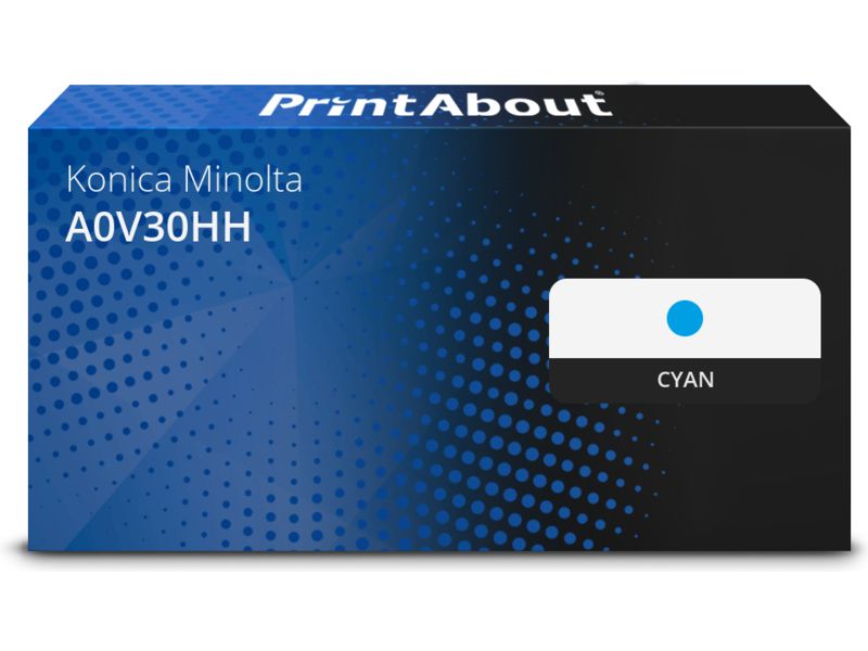 Toner compatible Konica Minolta A0V30HH - Cyan - Grande capacité