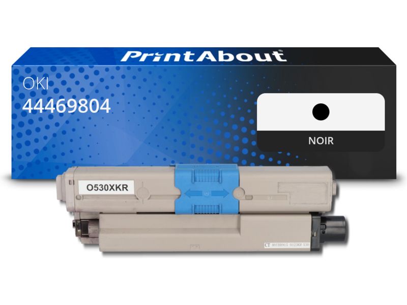 Toner compatible OKI 44469804 - Noir