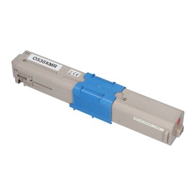 Toner compatible OKI 44469723 - Magenta - Grande capacité