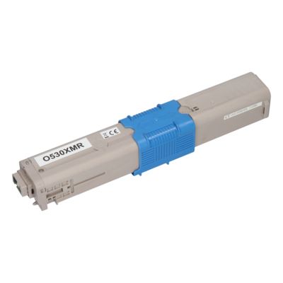 Toner compatible OKI 44469723 - Magenta - Grande capacité