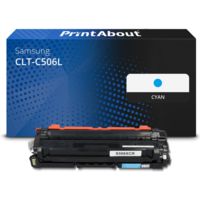 Toner compatible Samsung CLT-C506L (SU038A) - Cyan - Grande capacité