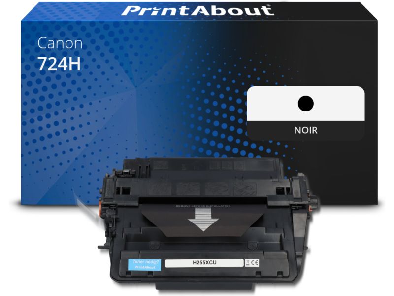 Toner compatible Canon 724H - Noir - Grande capacité