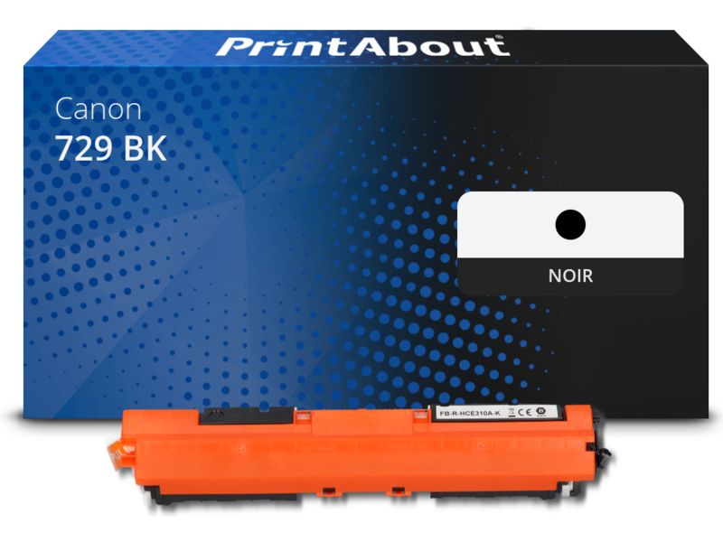 Toner compatible Canon 729 BK - Noir