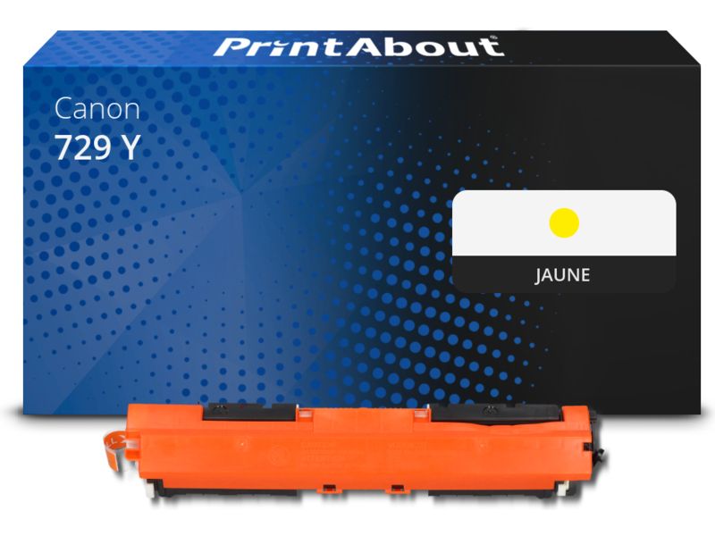 Toner compatible Canon 729 Y - Jaune