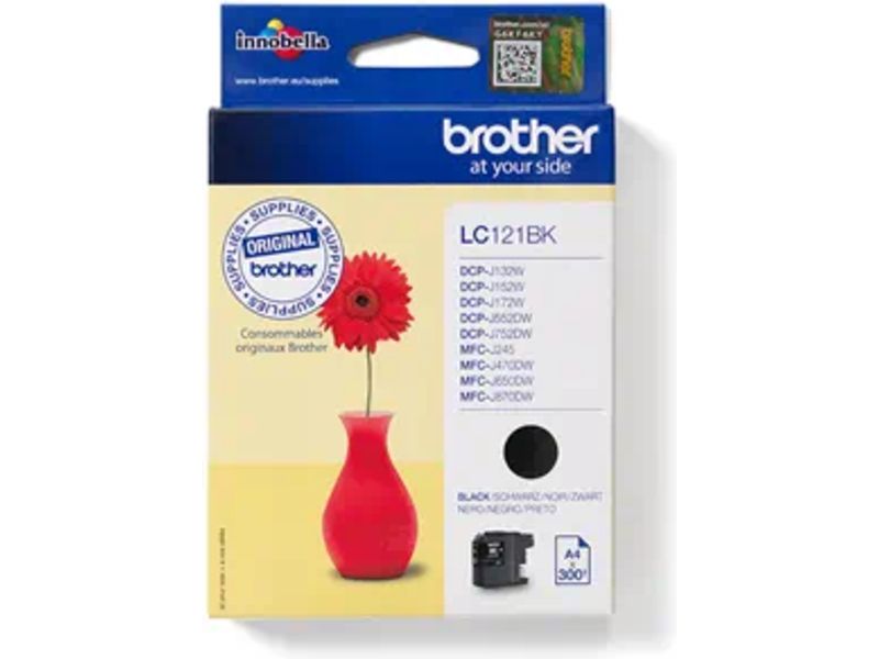 Brother LC-121BK Inktcartridge Zwart