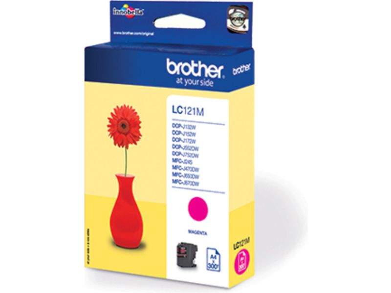 Brother LC-121M Inktcartridge Magenta