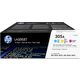 HP 305A (CF370AM) - 3-couleurs - Toner - Multipack