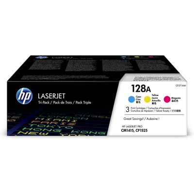 HP 128A (CF371AM) - 3-couleurs - Toner - Multipack