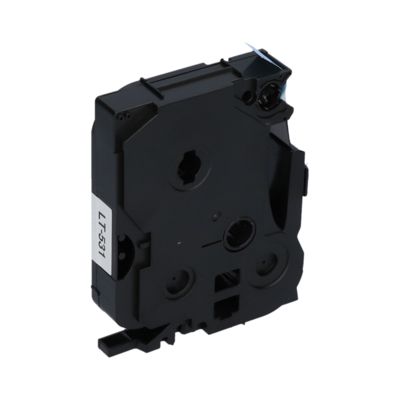 Ruban compatible Brother TZe-531 - (12 mm) - Noir sur bleu