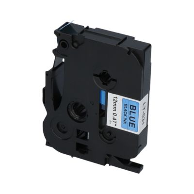 Ruban compatible Brother TZe-531 - (12 mm) - Noir sur bleu