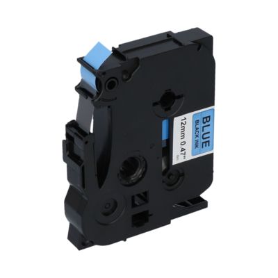 Ruban compatible Brother TZe-531 - (12 mm) - Noir sur bleu