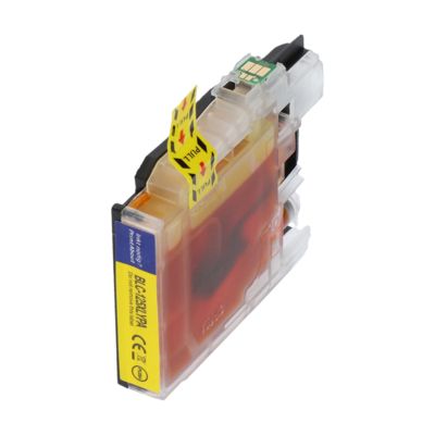 Cartouche compatible Brother LC-125XLY - Jaune - Grande capacité