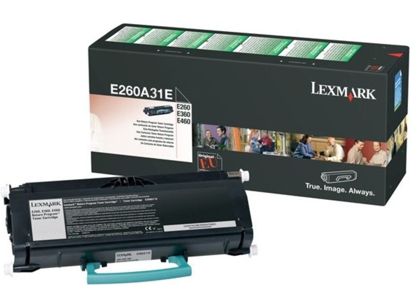 Lexmark E260A31E Toner Zwart