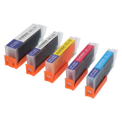 Cartouche compatible Canon PGI-550PGBK / CLI-551BK XL - 5 couleurs - Grande capacité - Multipack