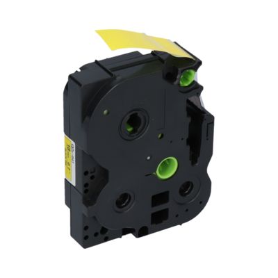 Ruban compatible Brother TZe-641 - (18 mm) - Noir sur jaune