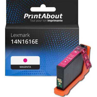 Cartouche compatible Lexmark 14N1616E (150XL) - Magenta - Grande capacité
