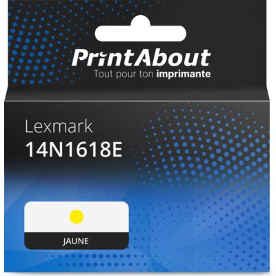Cartouche compatible Lexmark 14N1618E (150XL) - Jaune - Grande capacité