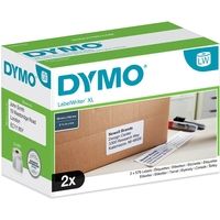 Dymo S0947420 - (102 mm x 59 mm) 2 rouleaux - Noir sur blanc - Étiquette