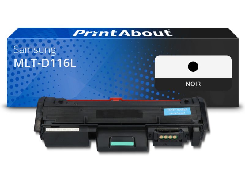 Toner compatible Samsung MLT-D116L (SU828A) - Noir - Grande capacité