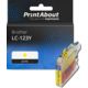 Cartouche compatible Brother LC-123Y - Jaune
