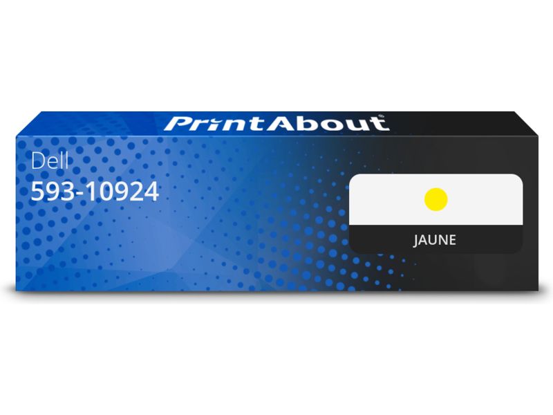 Toner compatible Dell 593-10924 (T222N) - Jaune